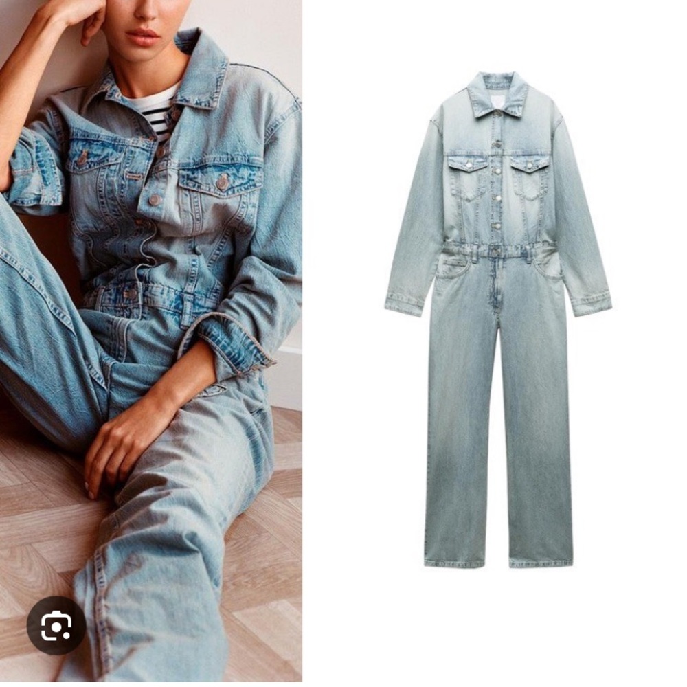 Zara denim jumpsuit (1 day sale!)